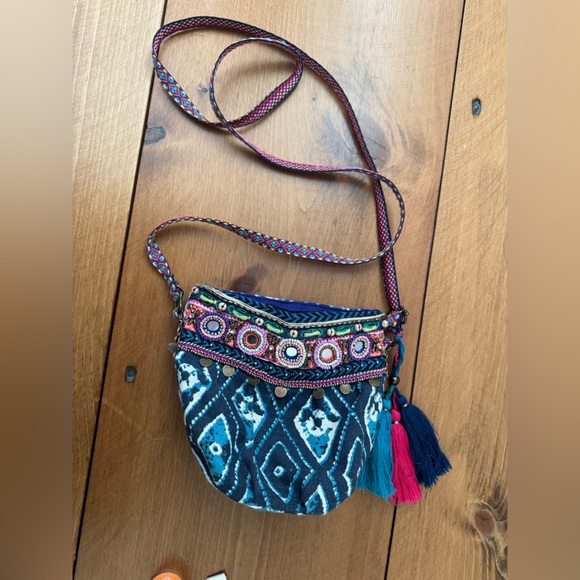 Christophe Sauvat Handbags - Christophe Sauvat Domi Pouch Boho beaded Crossbody Exclusive Neiman Marcus